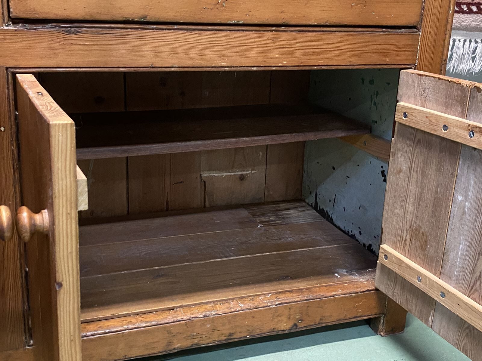 English buffet in early 20th century pine