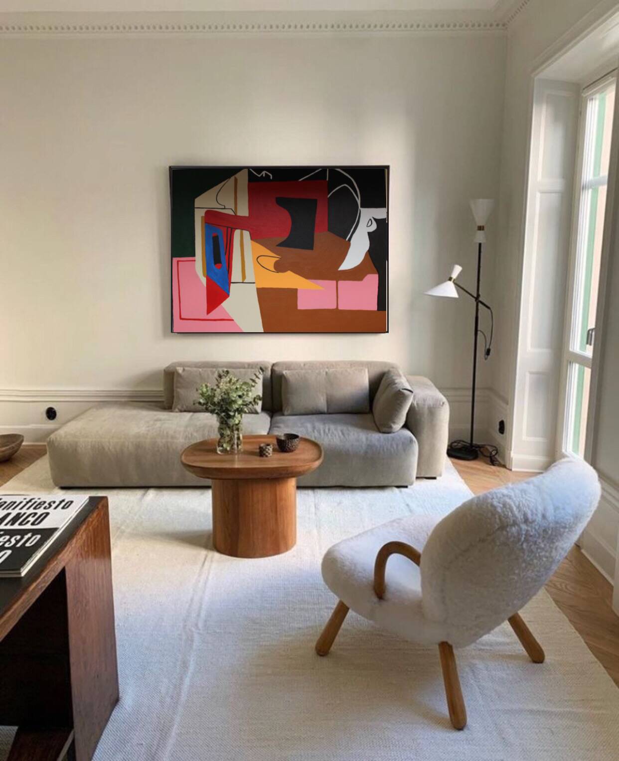 Contemporary abstract geometric forms No7