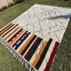 Tapis berbère en laine naturelle