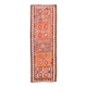 Red Orange Tribal Vintage Runner Rug, 101x297Cm