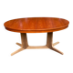 Scandinavian oval extendable table Baumann teak 240cm 1980