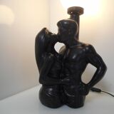Lamp couple in love ceramic