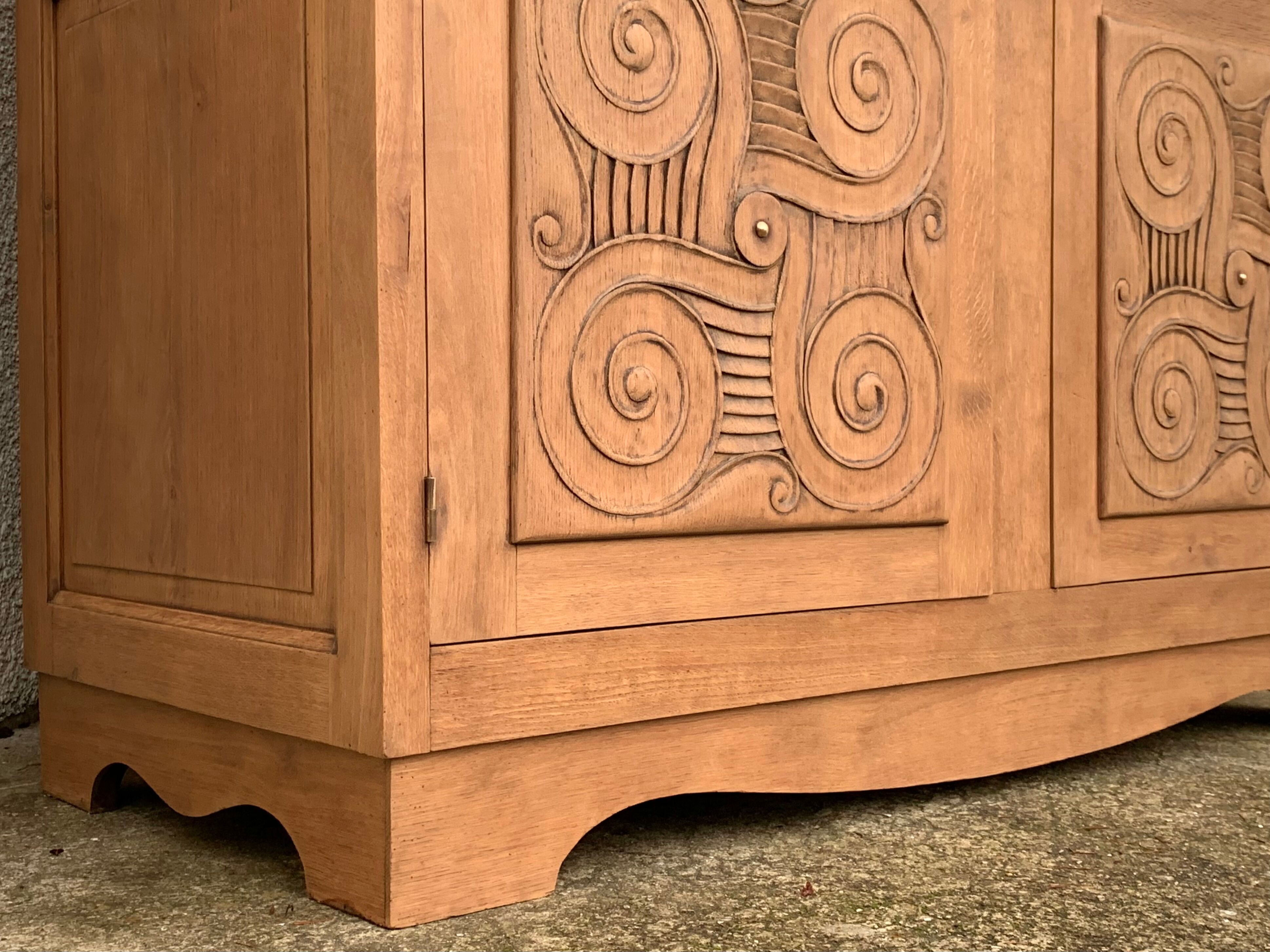 Vintage cabinet 1950 solid oak