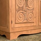 Vintage cabinet 1950 solid oak