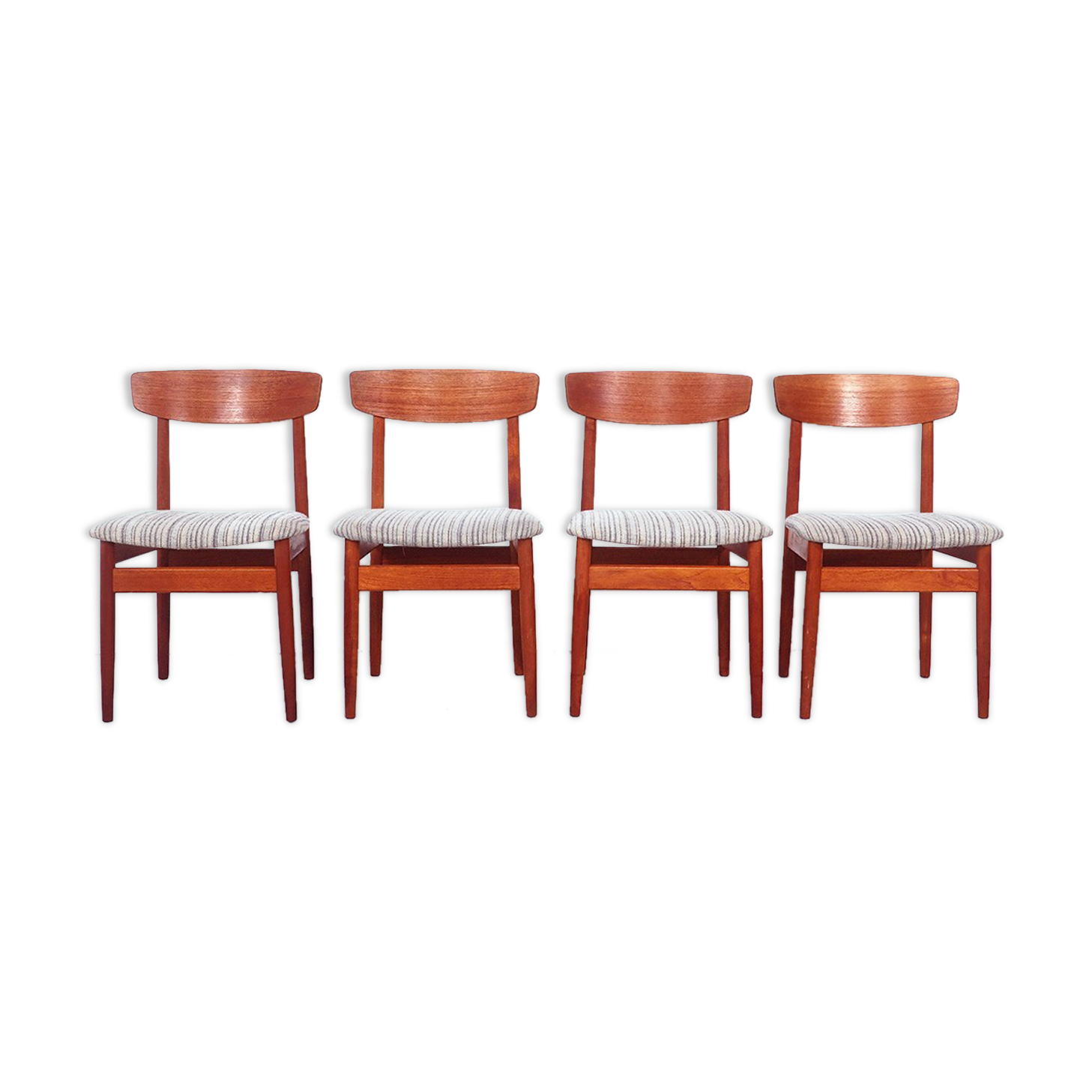 Danish Teak Dining Chairs from Viborg Stolefabrik, 1960s