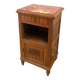 Small solid wood and marble sideboard