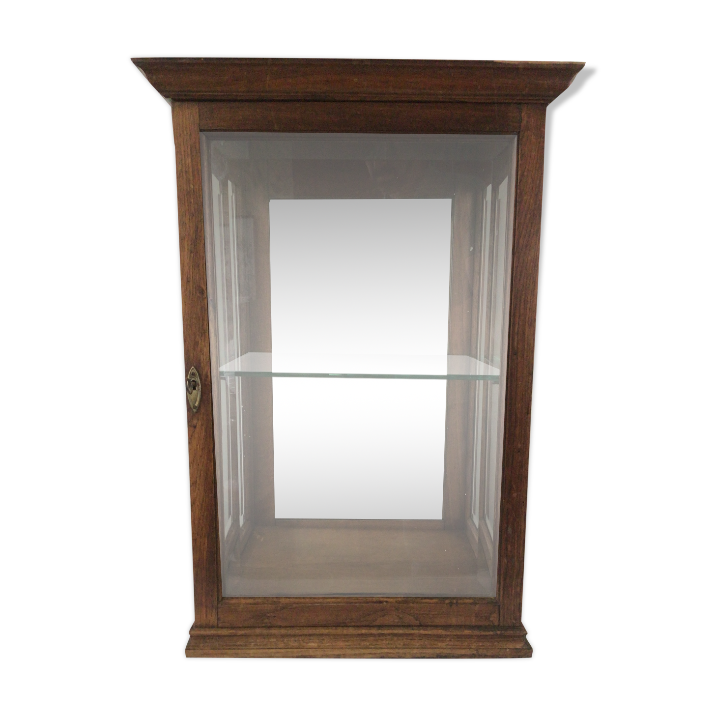 Vitrine à poser en chêne