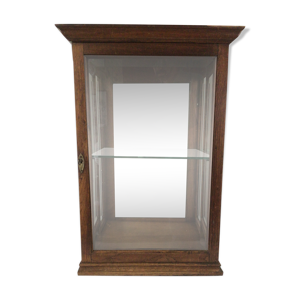 vitrine à poser en chêne