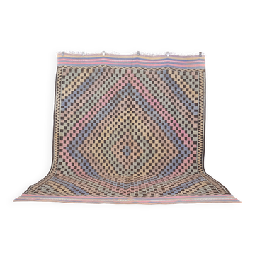 Colourful Neutral Home Living Kilim Rug sku 1891