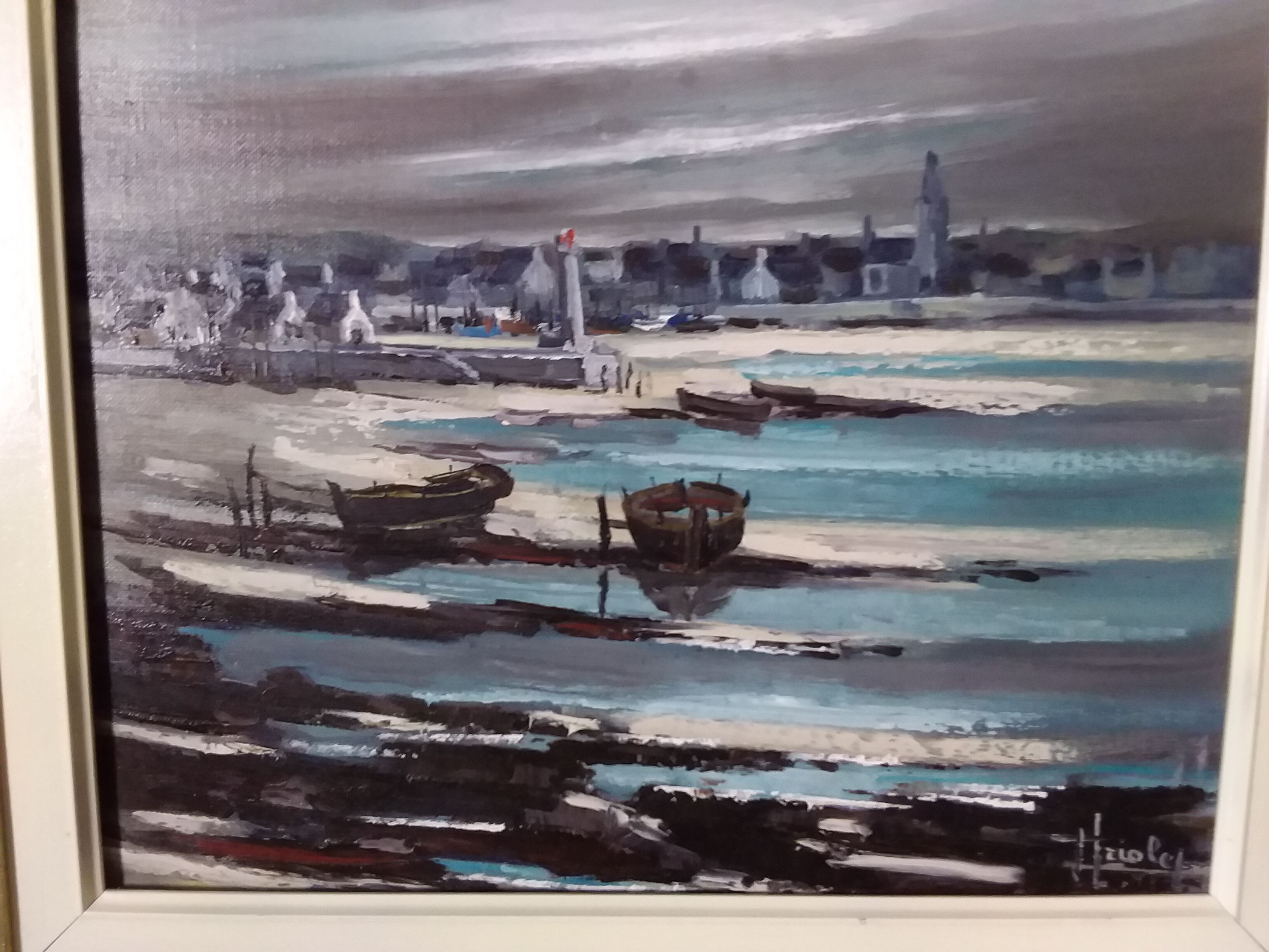 Tableau Jean Triolet port breton