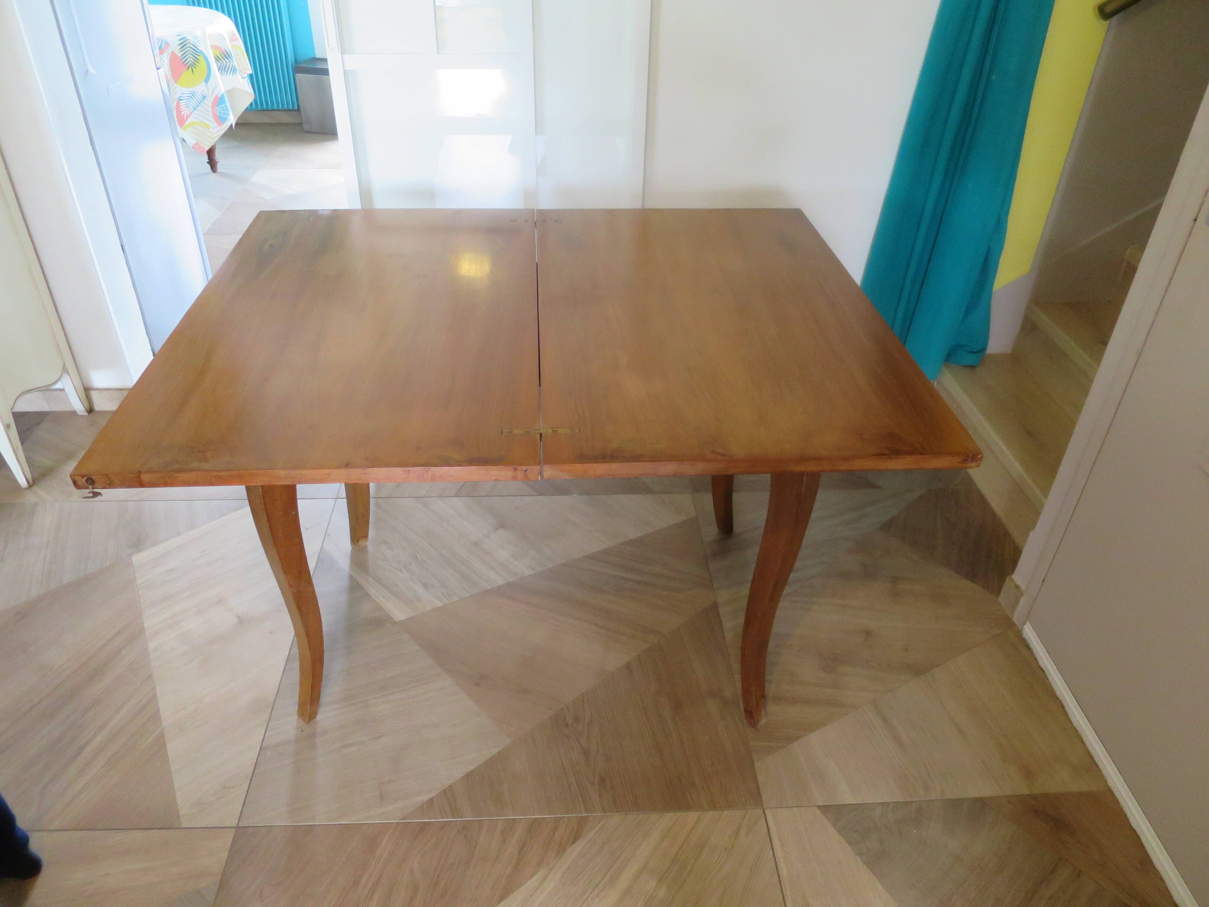 Table de salle à manger extensible, années 50-60