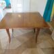 Table de salle à manger extensible, années 50-60
