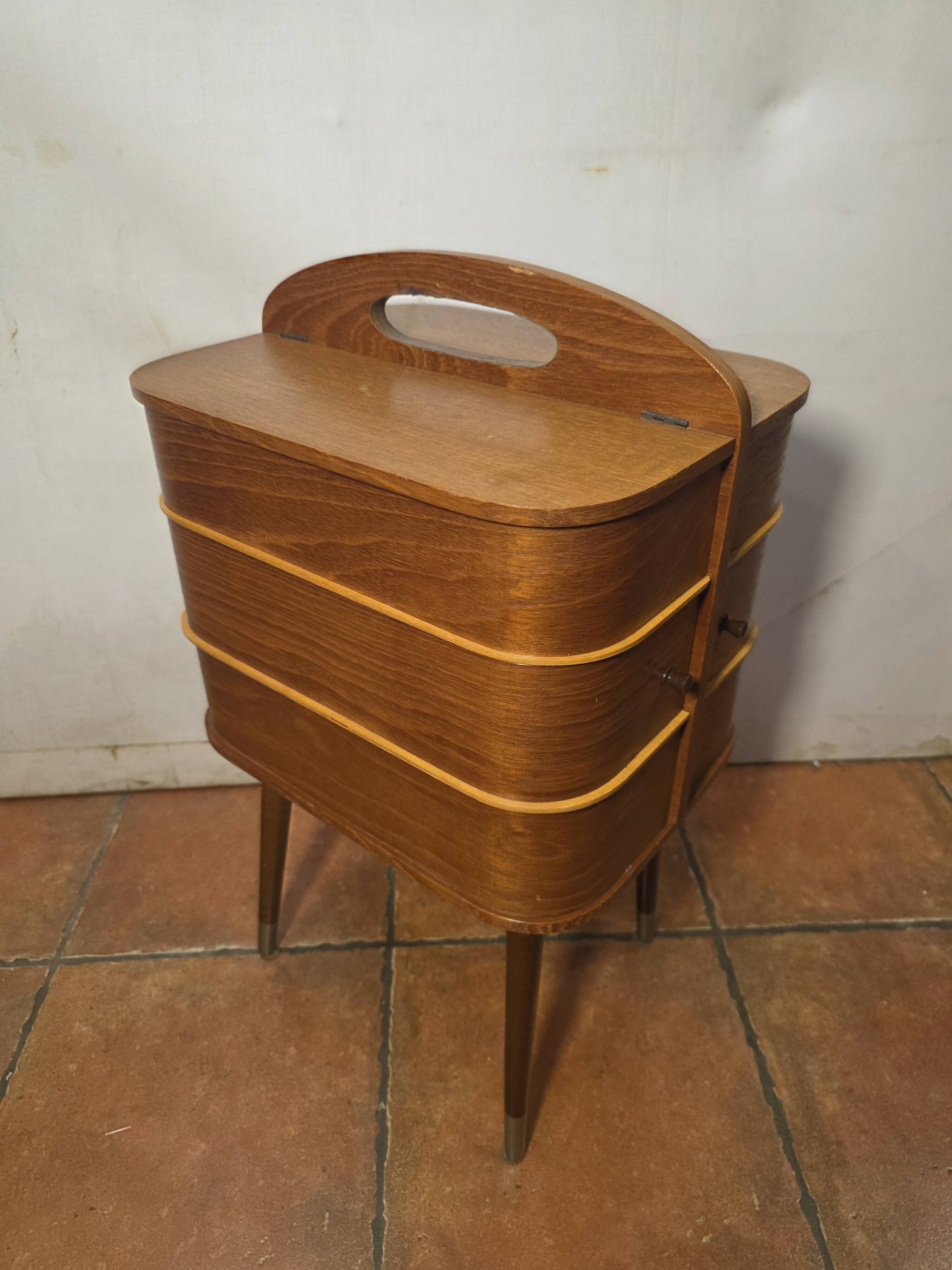 Scandinavian Teak Worker, Danish Design, 1960s