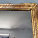 Italian mirror, key frame, vintage 50, engraved wood - gilded 39x32 cm SB