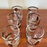 Bohemian crystal liquor service