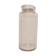 Large light glass vase, bubbled