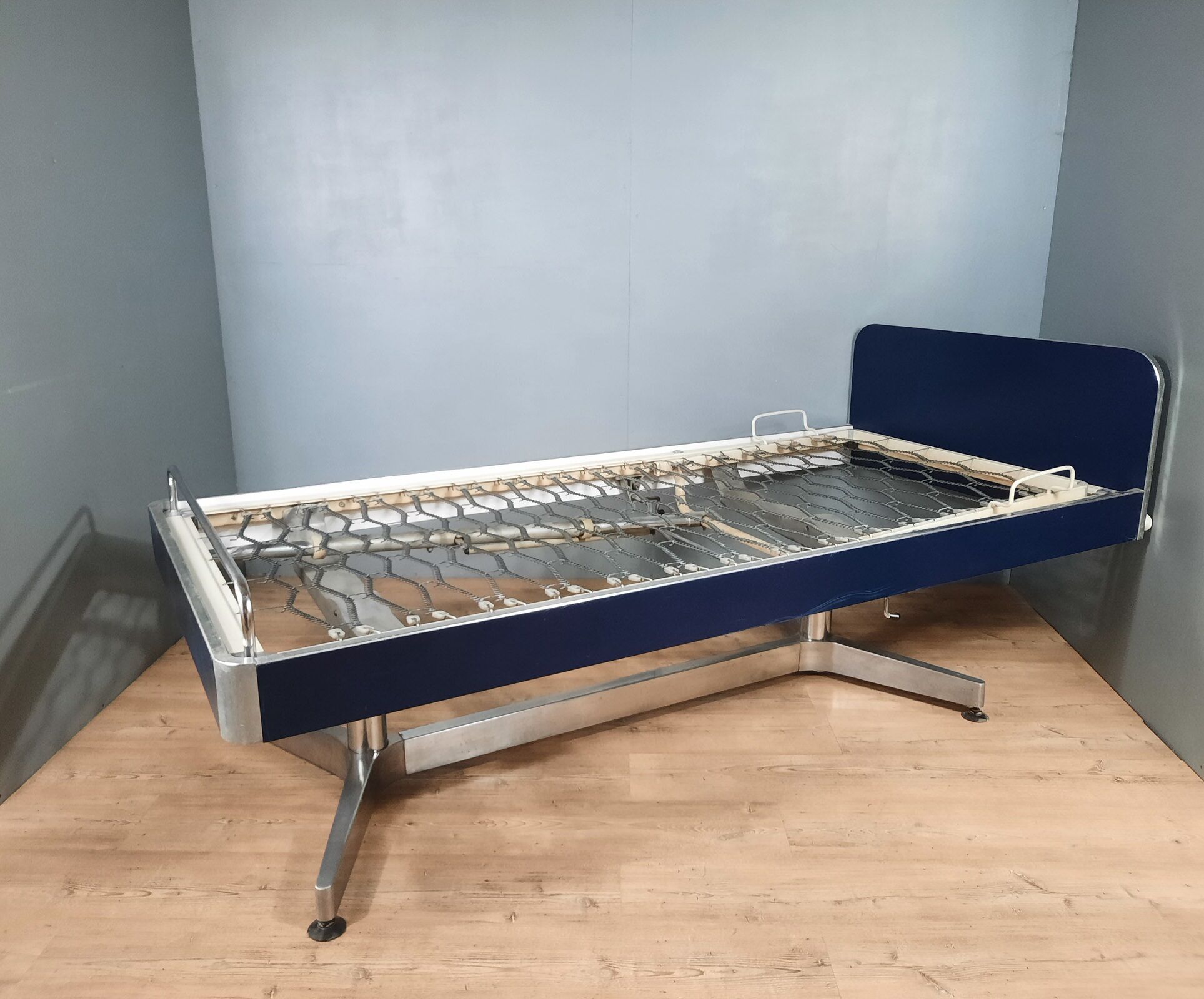 Old vintage hospital bed from the 70s