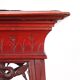 Antique walnut vase holder with decorations, 19th century