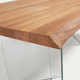 Table en chêne et verre