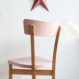 Chaise bistrot vintage en bois