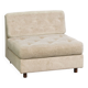 Vintage fabric armchair with great seating comfort and pleasant appearance
