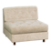 Vintage fabric armchair with great seating comfort and pleasant appearance