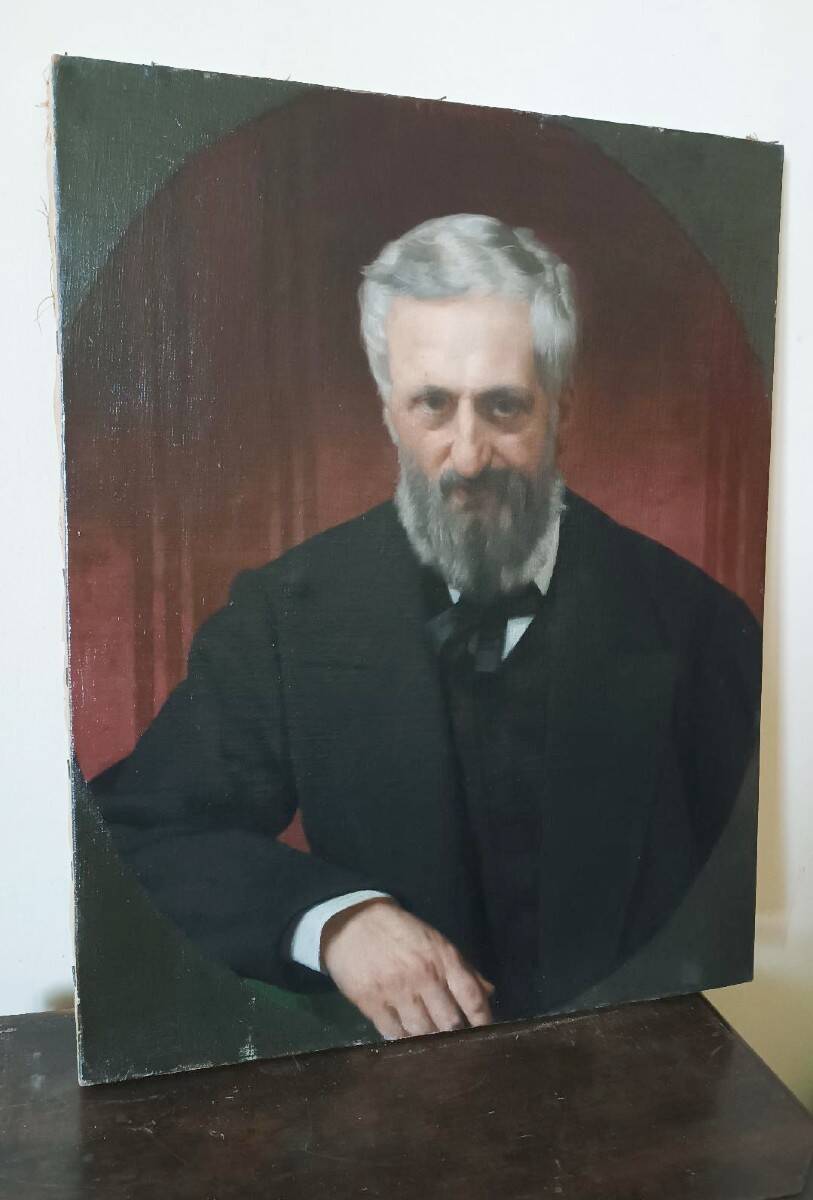 Portrait of Cesare Altoviti oil on canvas - Antonio Ciseri (1821-1893)