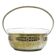 Basket sugar bowl Art Nouveau, silver-plated brass, Austria, 1920s