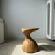 Solid wood sofa end