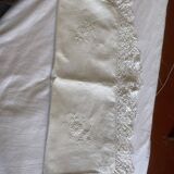 Embroidered pillow case