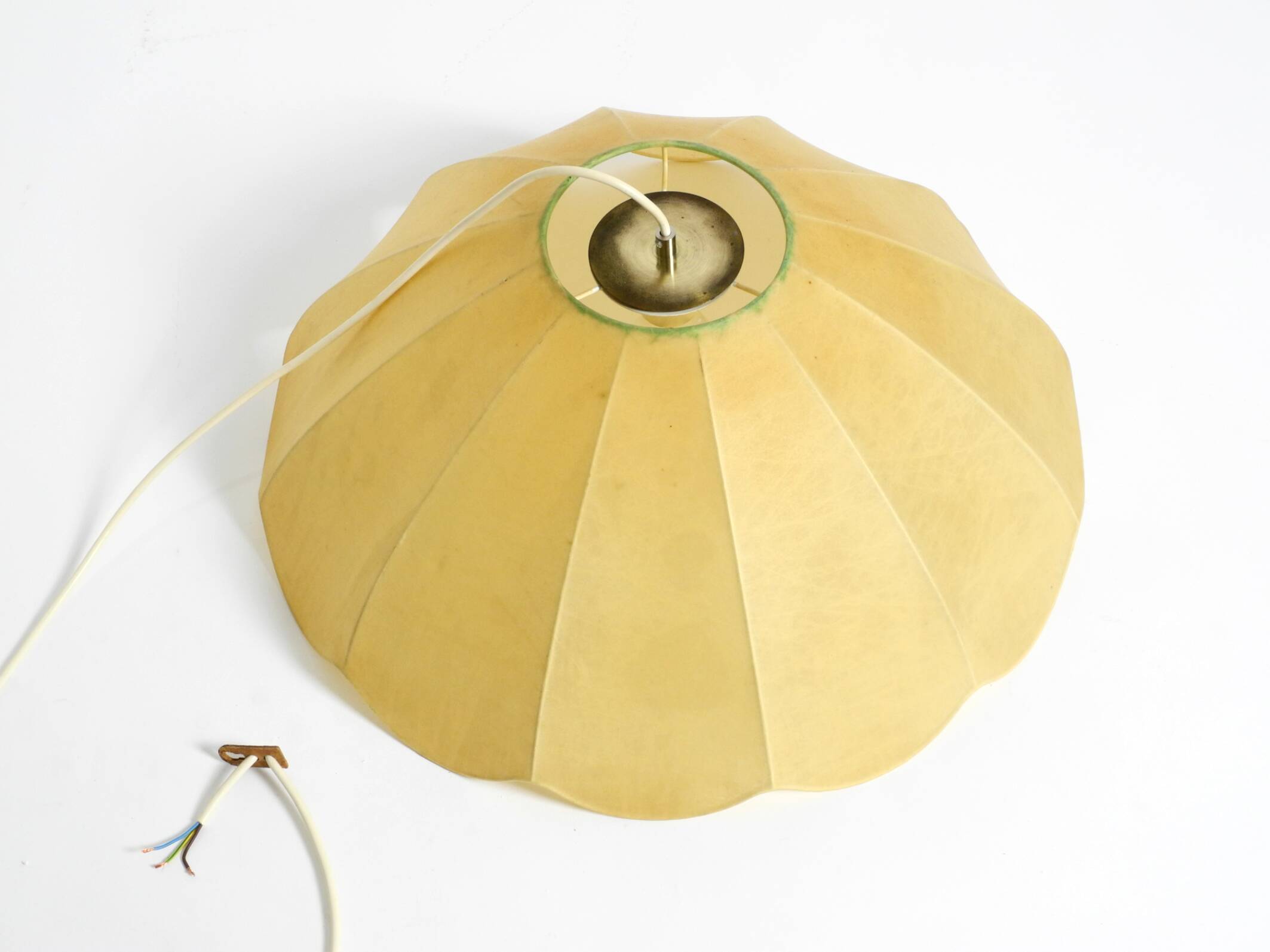 60er XL Cocoon pendant lamp in very good original vintage condition