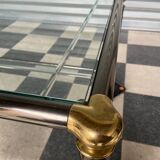 Table basse en verre vintage