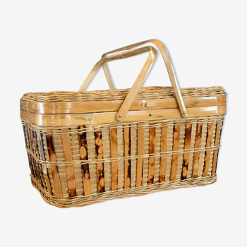 Rattan suitcase