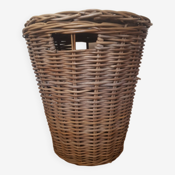 Rattan laundry basket