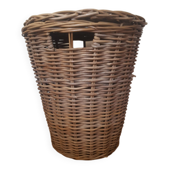 Rattan laundry basket