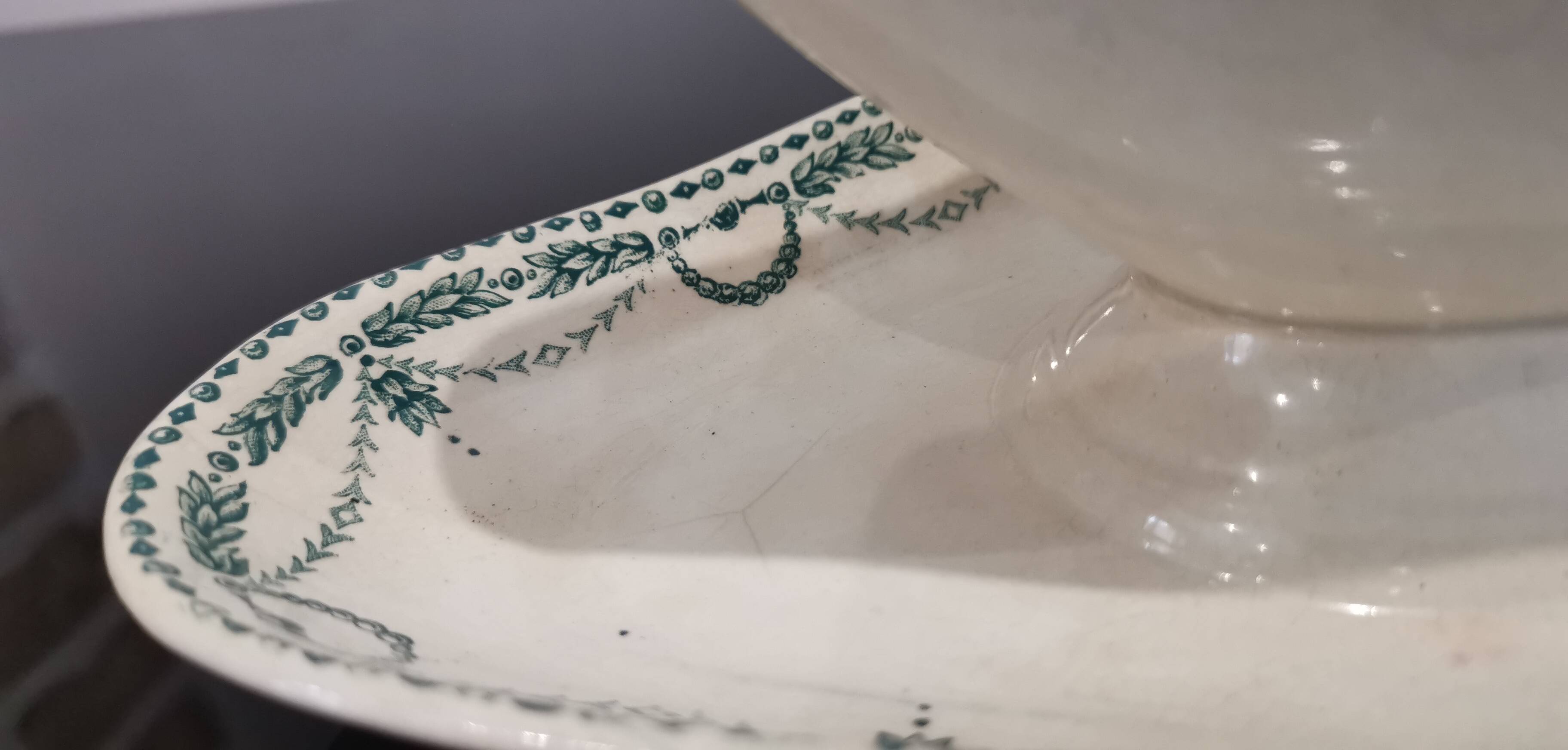 Ancienne saucière céramique Saint Amand