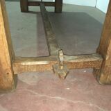 Farmhouse table in solid oak