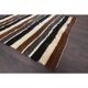 Vintage Turkish Hand-Knotted Wool Cotton Beige Kilim Area Rug 127x140