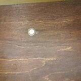 Tables de chevet murales en palissandre. Danoises et des années 1960-70.