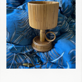 Rattan lamp 60s