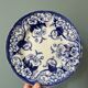 Set of 4 flat plates Creil and Montereau, Flora model