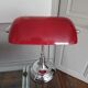 Vintage banker’s lamp, notary