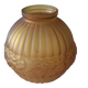 Vase art déco en verre dépoli signé CLA