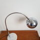 Vintage lamp chrome and marble