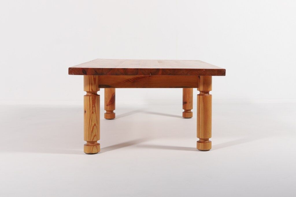 Pine coffee table by Sven Larsson, Sweden 1960