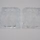 Paire de cendriers en cristal
