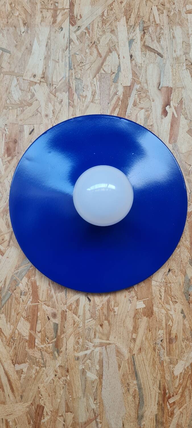 Mid century metal ball wall lamp