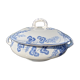Complete vegetable dish Terre de Fer Creil and Montereau late 19th model Richelieu