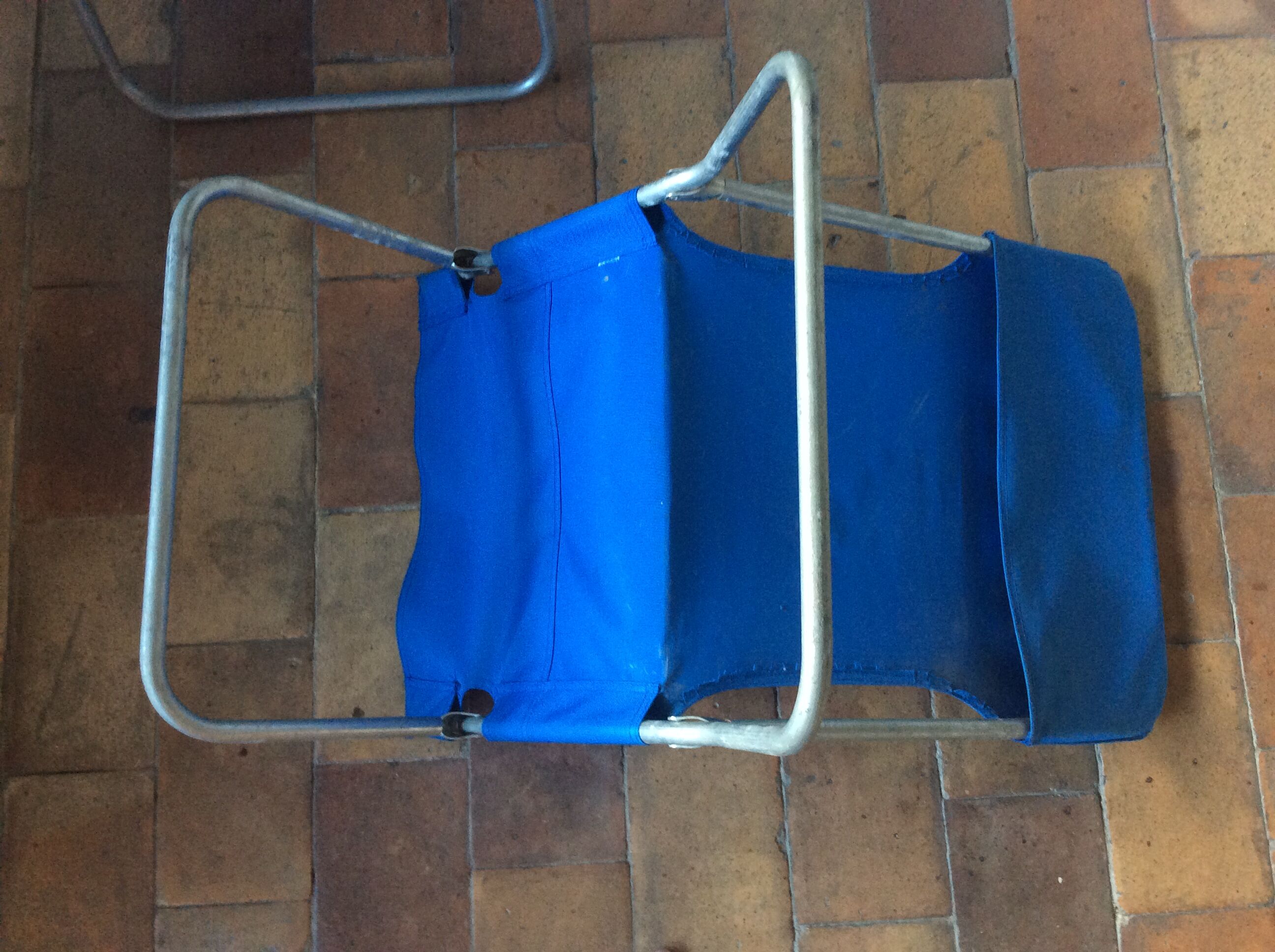 Vintage camping chair duo