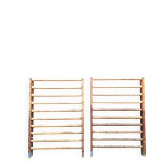 Paire d’agrès de gymnastique, espaliers vintage